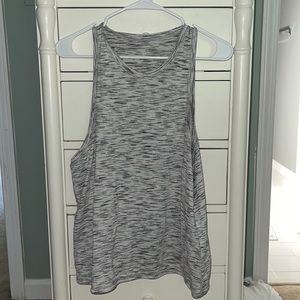 lululemon gray/white tank